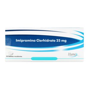 Imipramina 25 Mg 50 Tabletas Humax