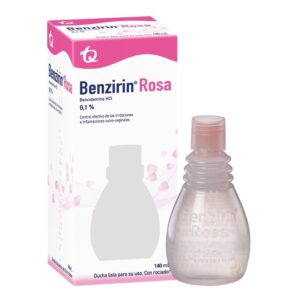 Benzirin Rosa Ducha Vaginal Rociador 140 Ml Bencidamina