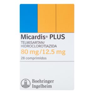 Micardis Pl80/12.5 28 Tabletas Telmisartan / Hiroclorotiazida