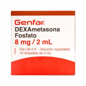 Dexametasona 8 Mg 2 Ml 10 Ampollas Genfar