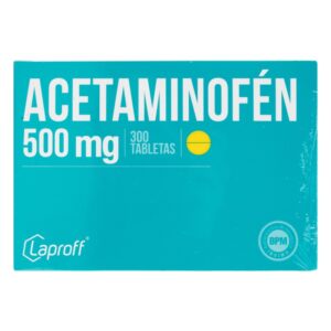 Acetaminofen 500 Mg 300 Tabletas Lp Acetaminofen