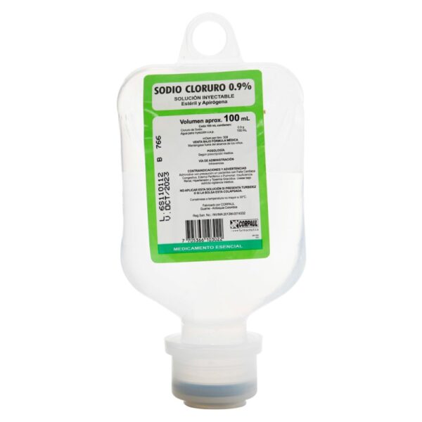 Cloruro De Sodio 100 Ml Corpaul Cloruro De Sodio