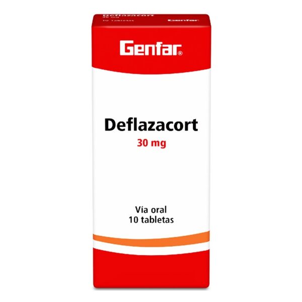 Deflazacort 30 Mg 10 Tabletas Genfar