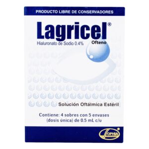 Lagricel Ofteno Solucion 10 Ml Hialuronato De Sodio