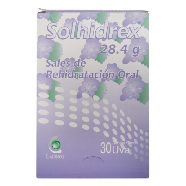 Solhidrex Sabor Uva 30 Sobres Sodio / Potacio / Calcio / Magnesio