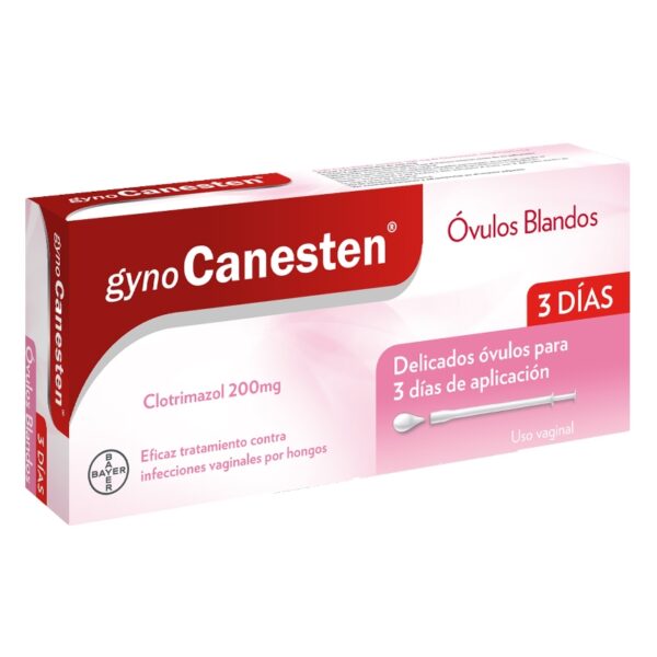 Gynocanesten 200 Mg 3 Ovulos Blandos Clotrimazol