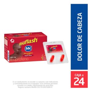 Ibuflash Forte 400 Mg 24 Capsulas Ibuprofeno