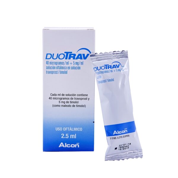 Duotrav Solucion 2.5 Ml Timolol / Travoprost