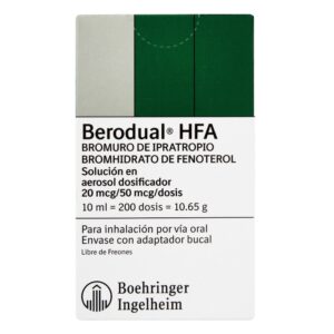 Berodual Hfa Aerosol 10Ml Fenoterol / Bromuro De Ipratropio