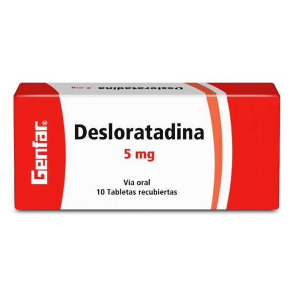 Desloratadina 5 Mg 10 Tabletas Gf Desloratadina