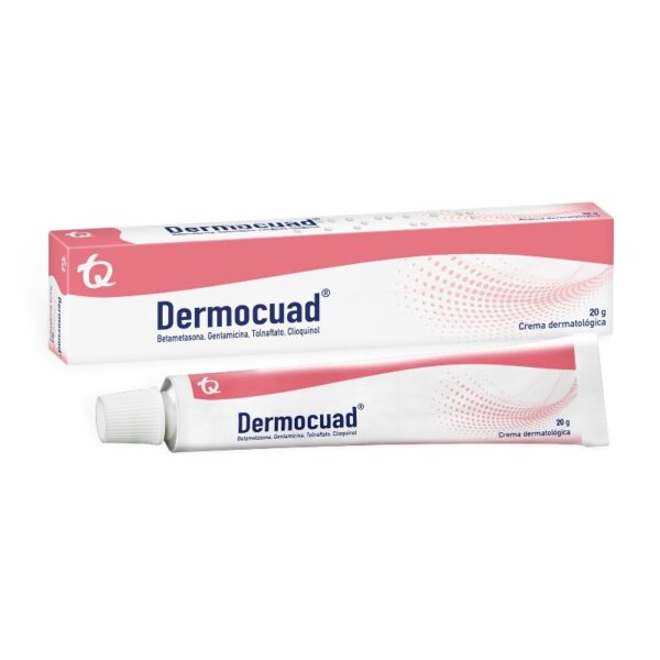 Dermocuad Crema 20 Gr Betametasona / Clioquinol / Genta- / Tolnaftato