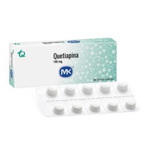 Quetiapina 100 Mg 30 Tabletas Mk Fumarato De Quetiapina