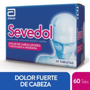 Sevedol 60 Tabletas Acido Acetilsalicilico+Acetaminofen+Cafe
