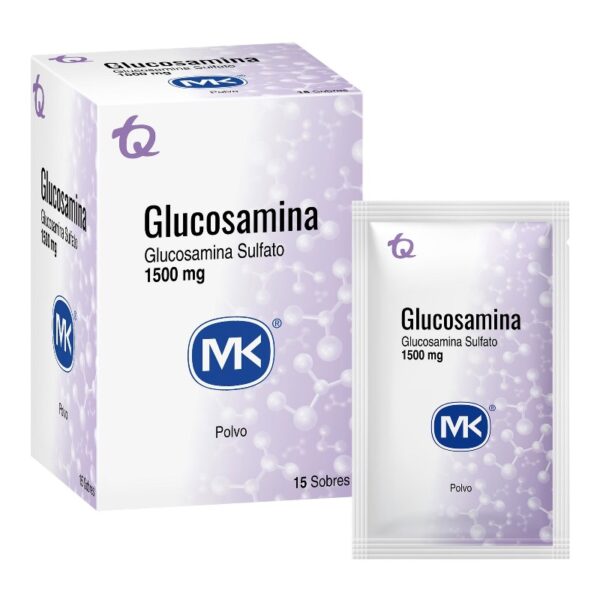 Glucosamina 1500 Mg 15 Sobres Mk
