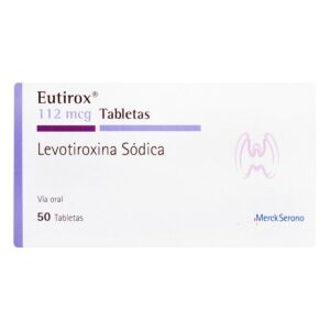 Eutirox 112 Mcg 50 Tabletas Levotiroxina Sodica