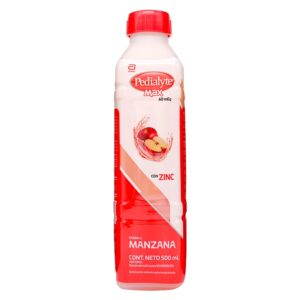 Pedialyte Con Zinc 60 Manzana 500 Ml Sodio / Potacio / Calcio / Magnesio