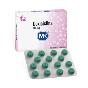 Doxiciclina 100 Mg 15 Tabletas Mk Doxiciclina