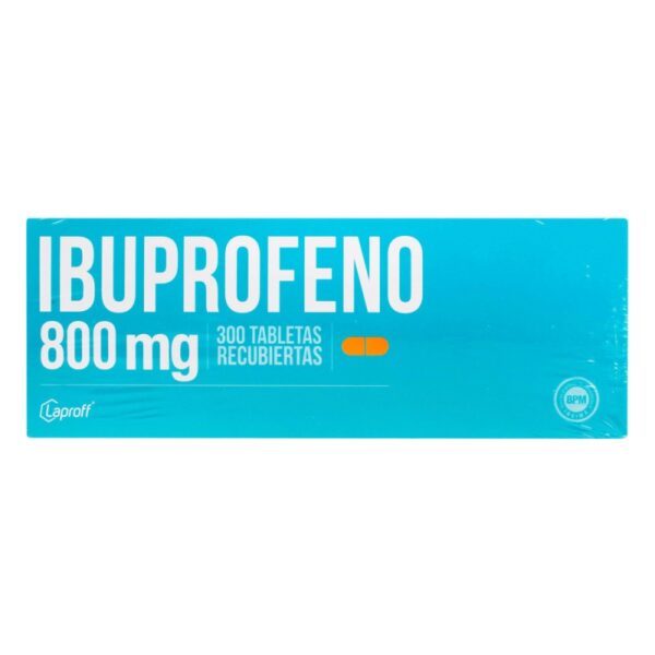 Ibuprofeno 800 Mg 300 Tabletas Laproff