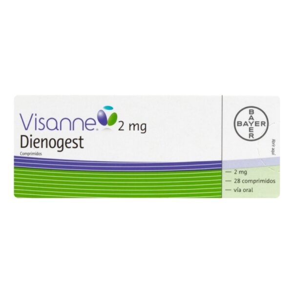 Visanne 2 Mg 28 Tabletas Dienogest
