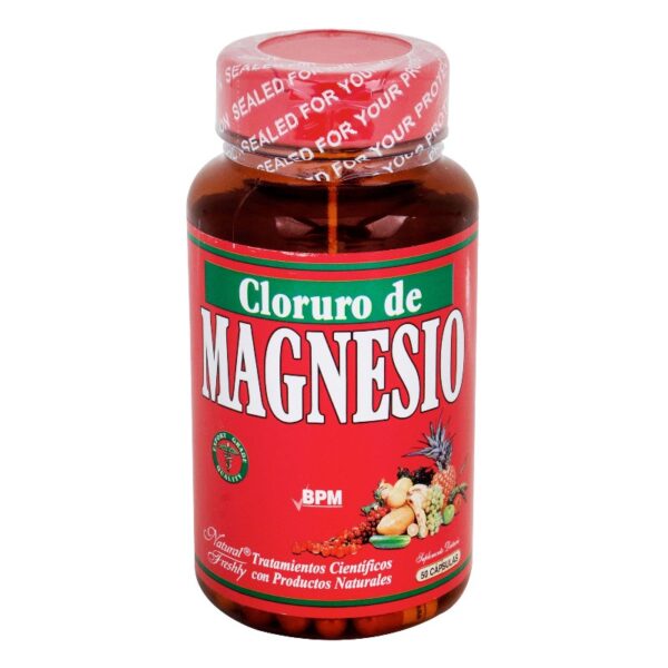 Cloruro De Magnesio + Vitamina D 50 Capsulas