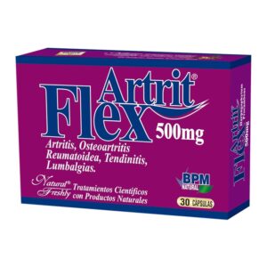 Flex Artrit 500 Mg 30 Capsulas Nf Hepagofito