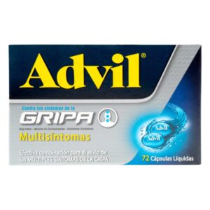 Advil Gripa 72 Capsulas Ibuprofeno / Clorfeniramina / Fenilefrina