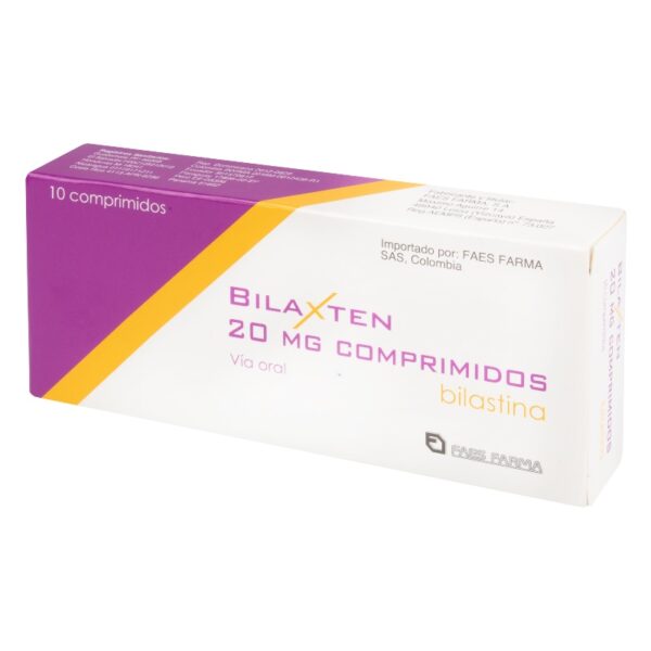 Bilaxten 20 Mg 10 Comprimidos Bilastina