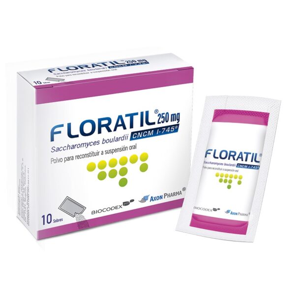 Floratil 250 Mg 10 Sobres Saccharomices Boulardii
