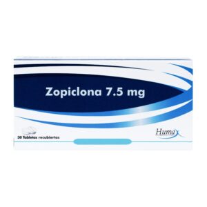 Zopiclona 7.5 Mg 30 Tabletas Humax
