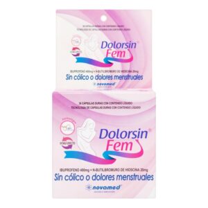 Dolorsin Fem 36 Capsulas Hioscina / Ibuprofeno