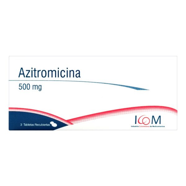 Azitromicina 500 Mg 3 Tabletas Icom Mq Azitromicina