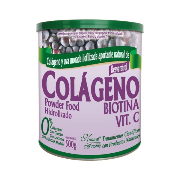 Colageno Con Resveratrol Polvo 500 Gr Colageno Hidrolizado