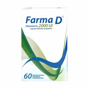 Farma D Vitamina D3 2000Ui 60 Capsulas Vitamina D