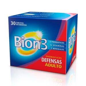 Bion 3 30 Tabletas Recubiertas Vitaminas Y Minerales
