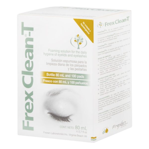 Frex Clean T Solucion 80 Ml + 100 Panuelos Producto Natural