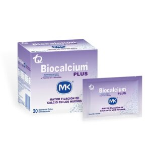 Biocalcium Plus Polvo 30 Sobres Mk Supleme De Calcio Vitam D + 5 Minerales