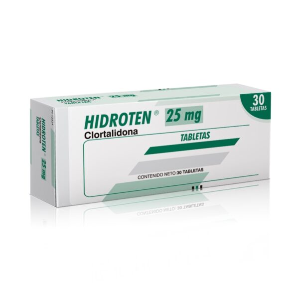 Hidroten 25 Mg 30Tabletas Clortalidona