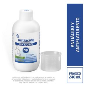 Antiacido Menta Doss 240 Ml Mk Simeticona / Hidroxido Aluminio /  Magnesio