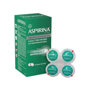 Aspirina Ultra 500 Mg 100 Tabletas Acetilsalicilico Acido