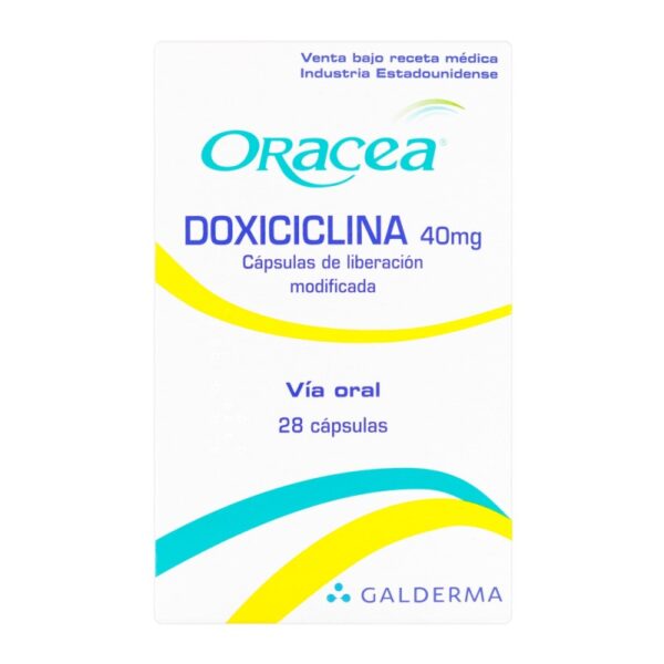 Oracea 40 Mg 28 Capsulas Doxiciclina