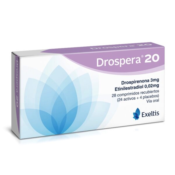 Drospera 20 28 Comprimidos Drospirenona / Etinilestrdiol