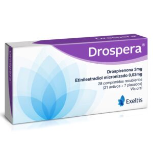 Drospera 28 Comprimidos Drospirenona / Etinilestrdiol