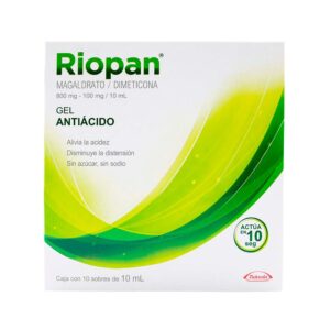 Riopan Gel 10 Ml 10 Sobres Magaldrato-Dimeticona