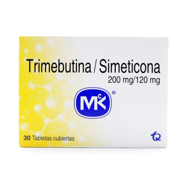 Trimebutina Simetic.200/120 Mg 30 Tabletas Mk
