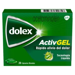 Dolex Activegel 20 Capsulas Liquidas Acetaminofen