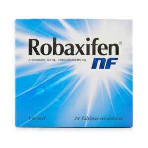 Robaxifen Nf 400/325Mg 24 Tabletas Acetaminofen / Metocarbamol