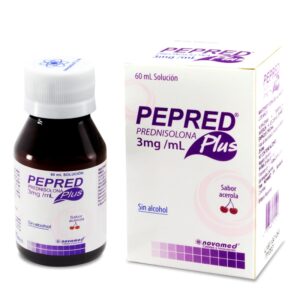 Pepred Plus 3 Mg / Ml 60 Ml Prednisolona