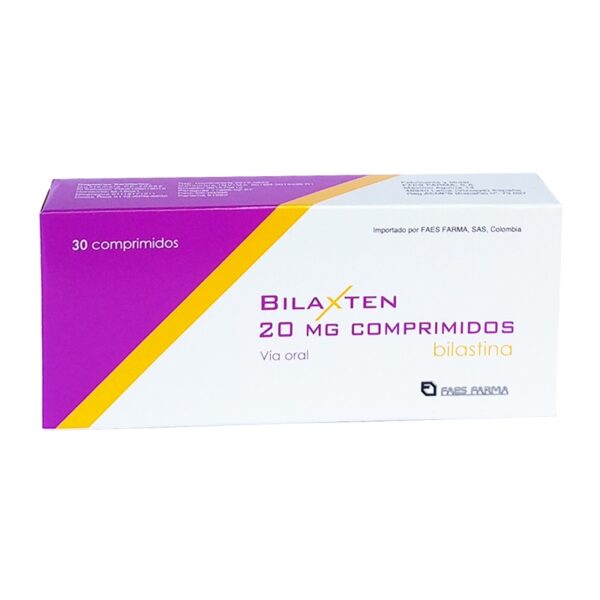 Bilaxten 20 Mg 30 Comprimidos Bilastina