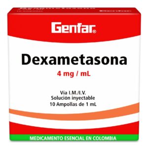 Dexametasona 4 Mg/1Ml 10 Ampollas Genfar