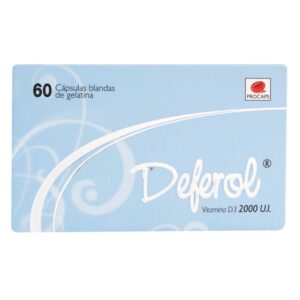 Deferol 2000 Ui 60 Capsulas Vitamina D